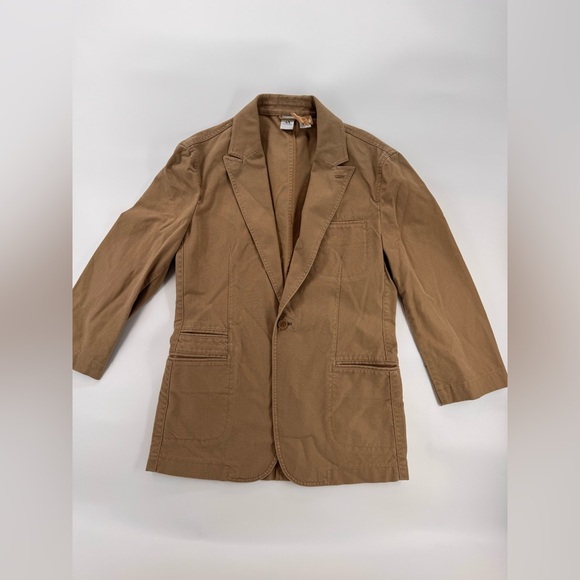 Armani Exchange Other - Armani Exchange Blazer Men Large Khaki Beige Jacket Button Down Coat Canvas Tan